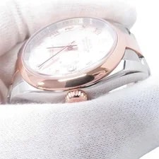 Rolex Datejust 116201 Stainless Steel / 18K Pink Gold 36mm Pink Dial #TZW122 4