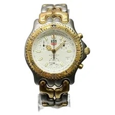 Tag Heuer — TAG Heuer Sel CG1120-0 Stainless Steel / Gold Plated 38mm White Dial #WPW129 — Watch — resale