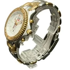 TAG Heuer Sel CG1120-0 Stainless Steel / Gold Plated 38mm White Dial #WPW129 2