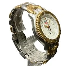 TAG Heuer Sel CG1120-0 Stainless Steel / Gold Plated 38mm White Dial #WPW129 3