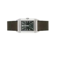 Jaeger-LeCoultre Reverso Tribute Steel Green Dial 45.6x27.4mm Q397843J Full Set 2