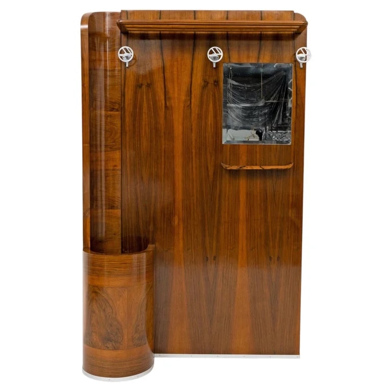 Italian Art Deco Entry Hall Stand With Integrated Umbrella Holder — Furniture — resale