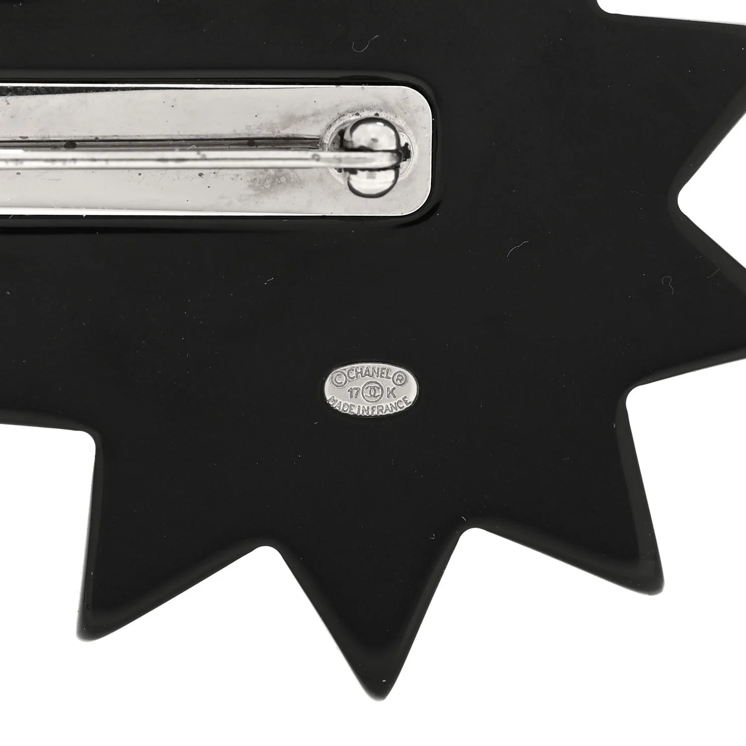Glittered Resin Strass Shooting Star Brooch 3