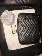 Authentic Gucci GG Marmont Matelasse Belt Fanny Pack 2