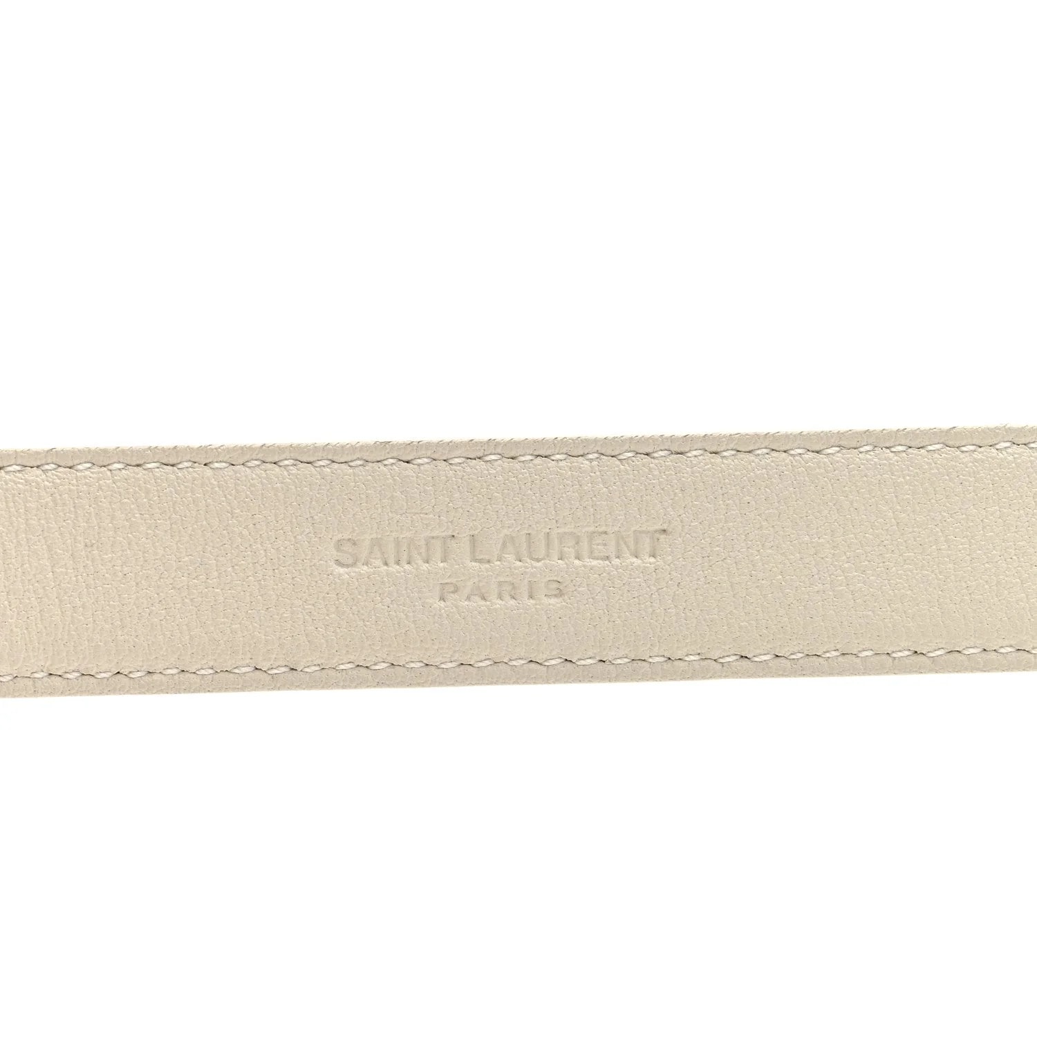 Embossed Maillon 20mm Cintura Belt 80 32 Crema Soft 3