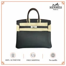 Noir — Hermes Birkin 25 89 Togo PHW Without Receipts. Auth — Handbag — resale
