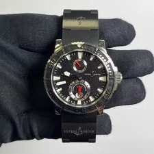 Ulysse Nardin Maxi Marine 43mm Black Dial Ref# 263-33-3C/82 2