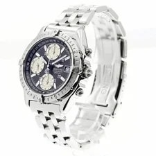 Breitling A20348 Chronomat Longitude GMT Date Automatic S Good Condition Wit 2