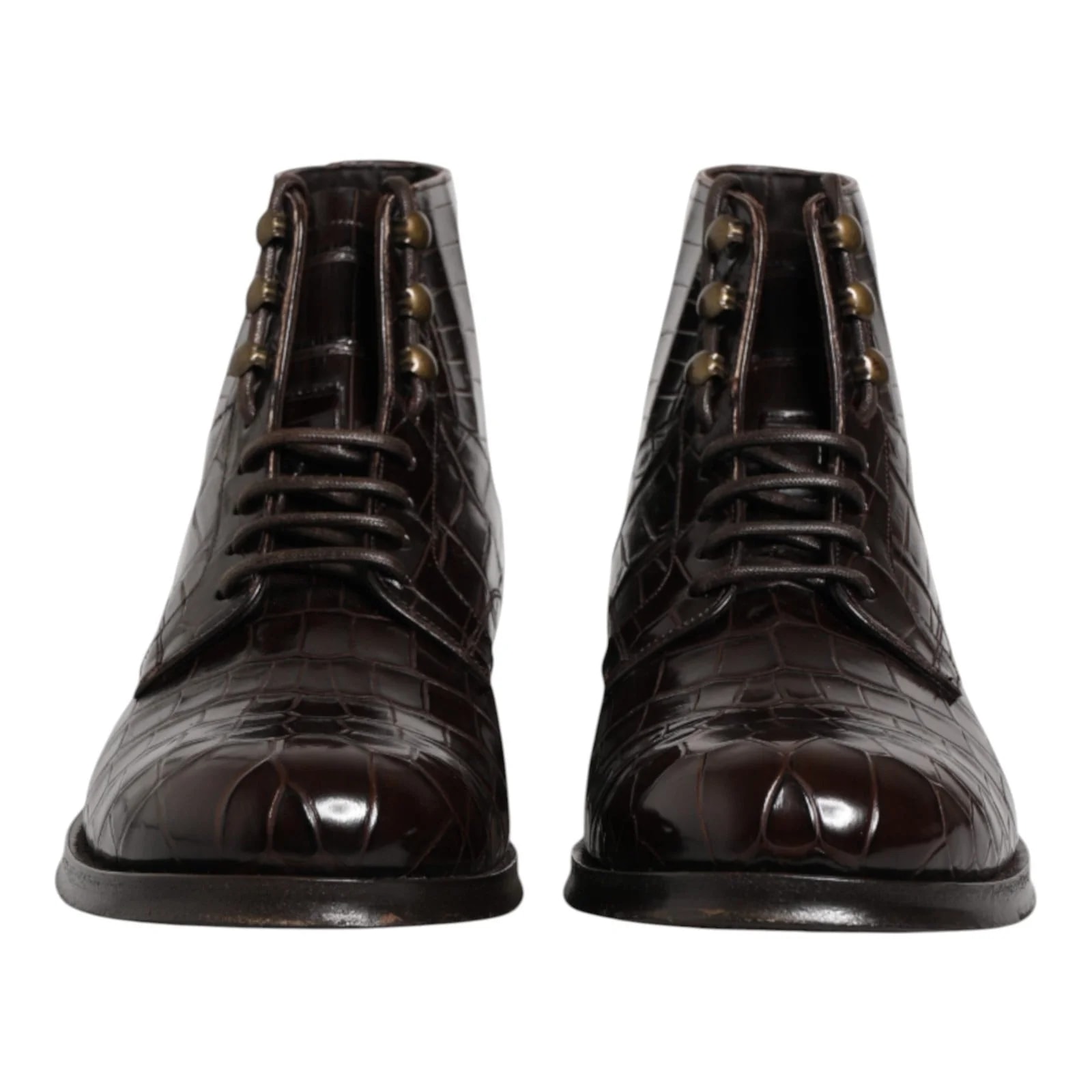 Dolce & Gabbana Dark Lace Up Short 4
