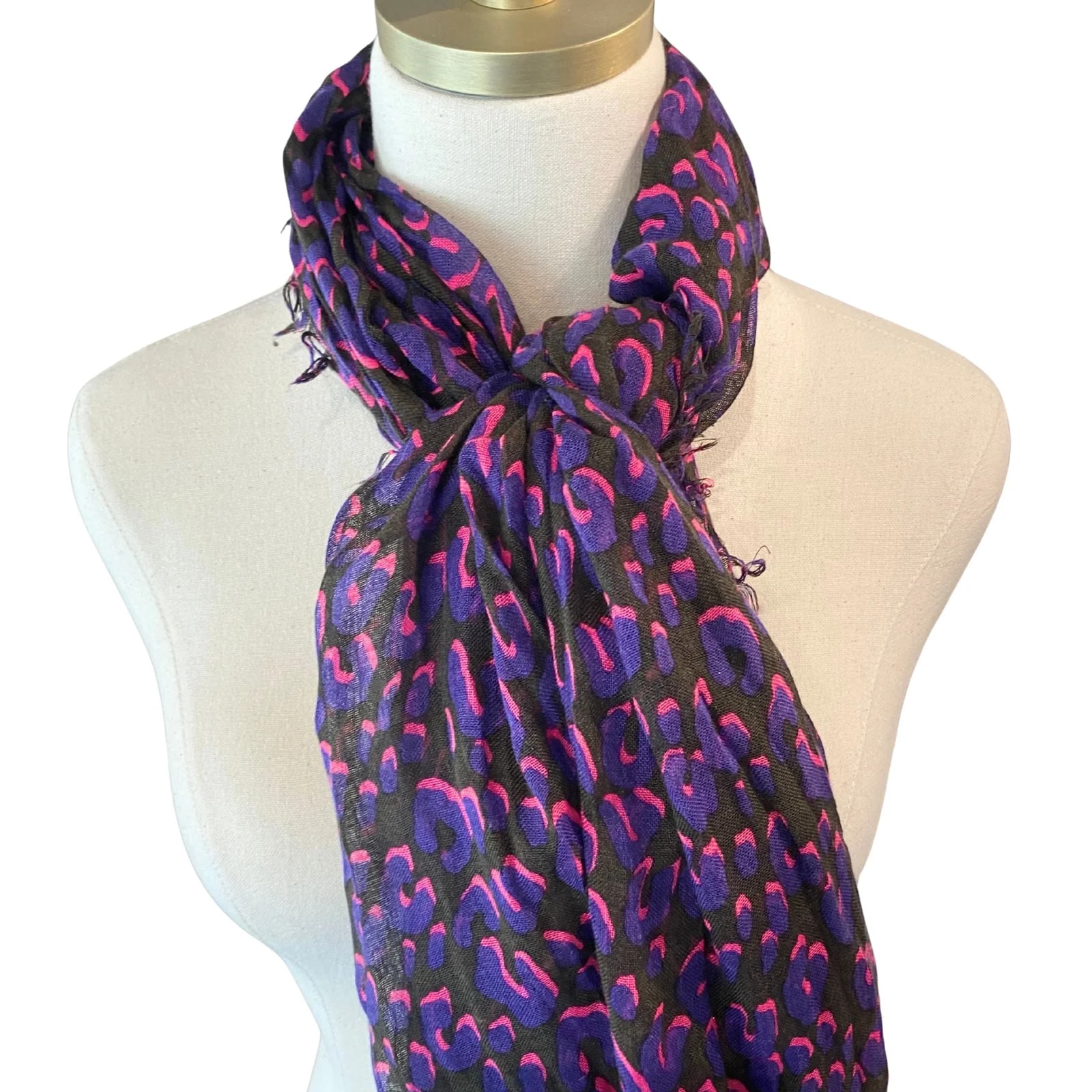 Louis Vuitton Stephen Sprouse Sprouse Leopard Shawl Scarf 2