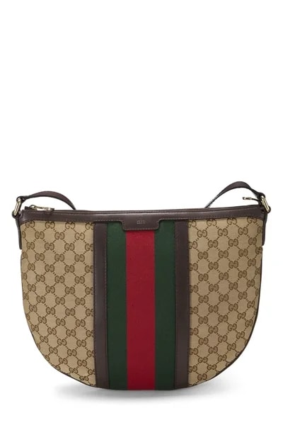 Gucci — Original Web Round Messenger Large — Handbag — resale