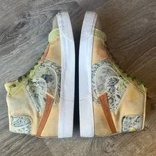 Nike SB Zoom Blazer Paisley Mid Melon Citron 8 9 UK 7 EU 41 2