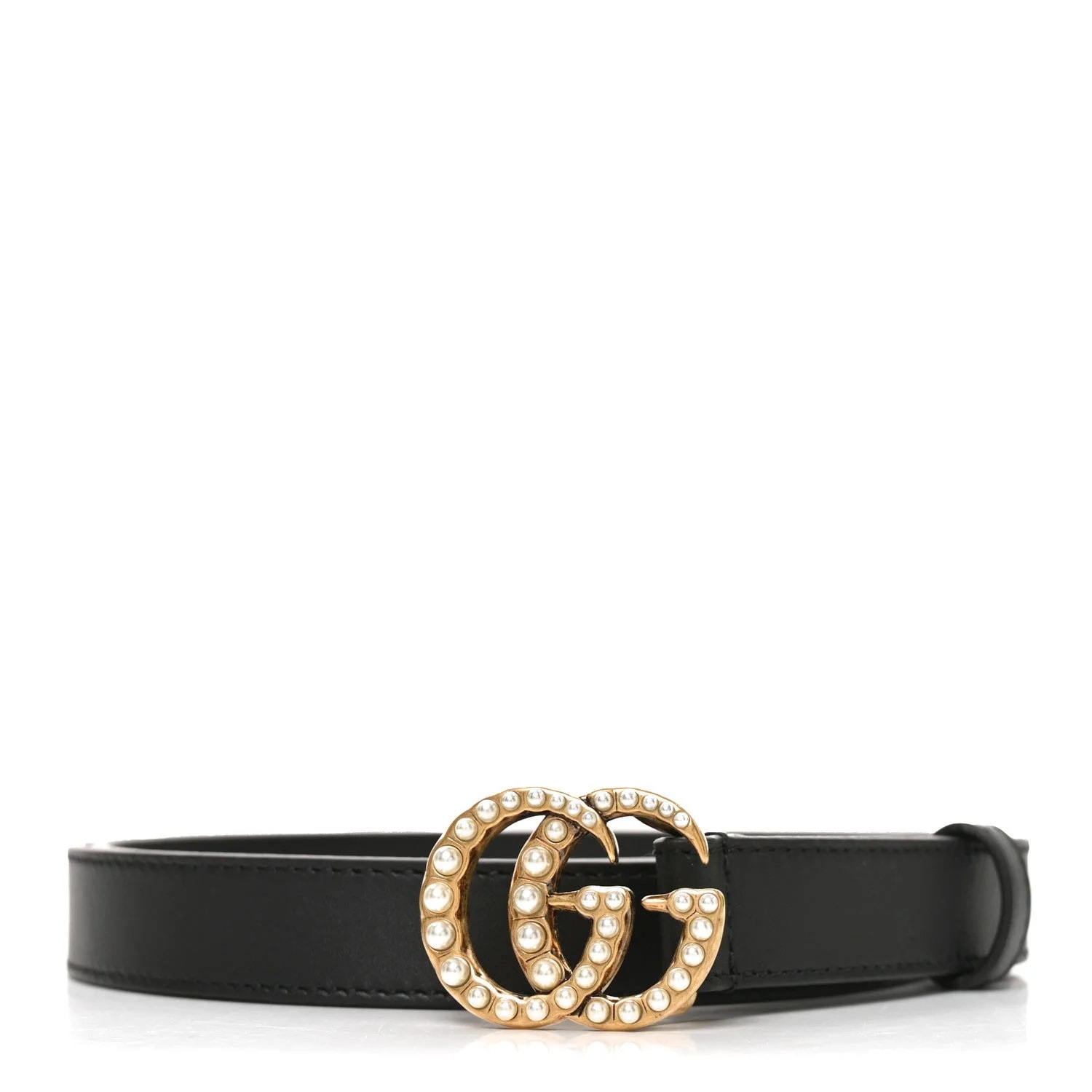 Gucci — Moon Double G 20mm Belt 85 34 — Accessory — resale