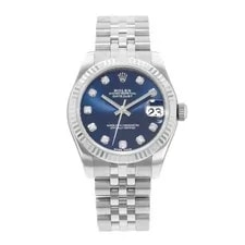 Rolex Datejust 31 178274 Factory Blue Diamond Steel Jubilee 2015 2