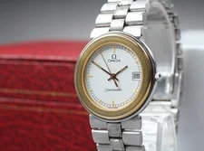 Omega Seamaster 1430 Quartz White Dial Date Original Bracelet 32mm 2