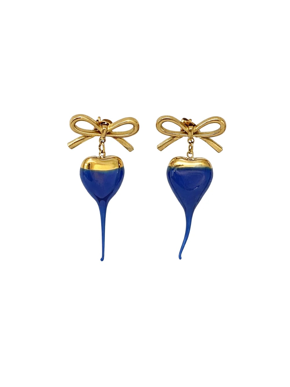 Ottolinger Bow-Heart With Rubberized Varnish Drop — Metal 2