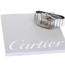 Cartier — Cartier Santos Galbé LM W20011C4 29mm SS Beige #C19062 — Watch — resale