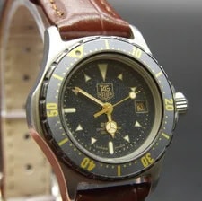 Tag Heuer — Tag Heuer Professional 2000 Series 972.608 Leather Strap Woman's — Watch — resale