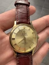 1960s Omega Constellation Gold Dial 14900 61 SC PIE PAN DOG LEG 3