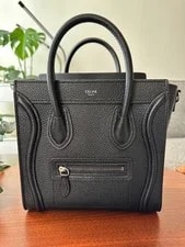 Celine Luggage , Textured , Crossbody Strap 2