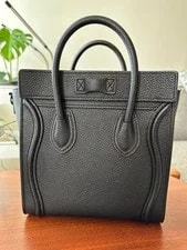 Celine Luggage , Textured , Crossbody Strap 3