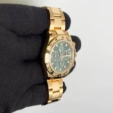Rolex Daytona 40mm Green Chronograph Stick DiaL Ref 3