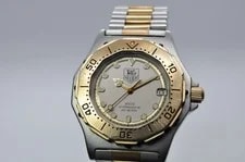 TAG Heuer 3000 Professional 934.213 Quartz Two-Tone Silver Dial Date 35mm 4