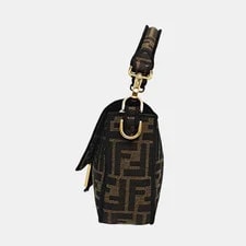 Fendi Baguette Buckle Monogram Pattern - Excellent #E2HB3S 3
