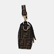 Fendi Baguette Buckle Monogram Pattern - Excellent #E2HB3S 4