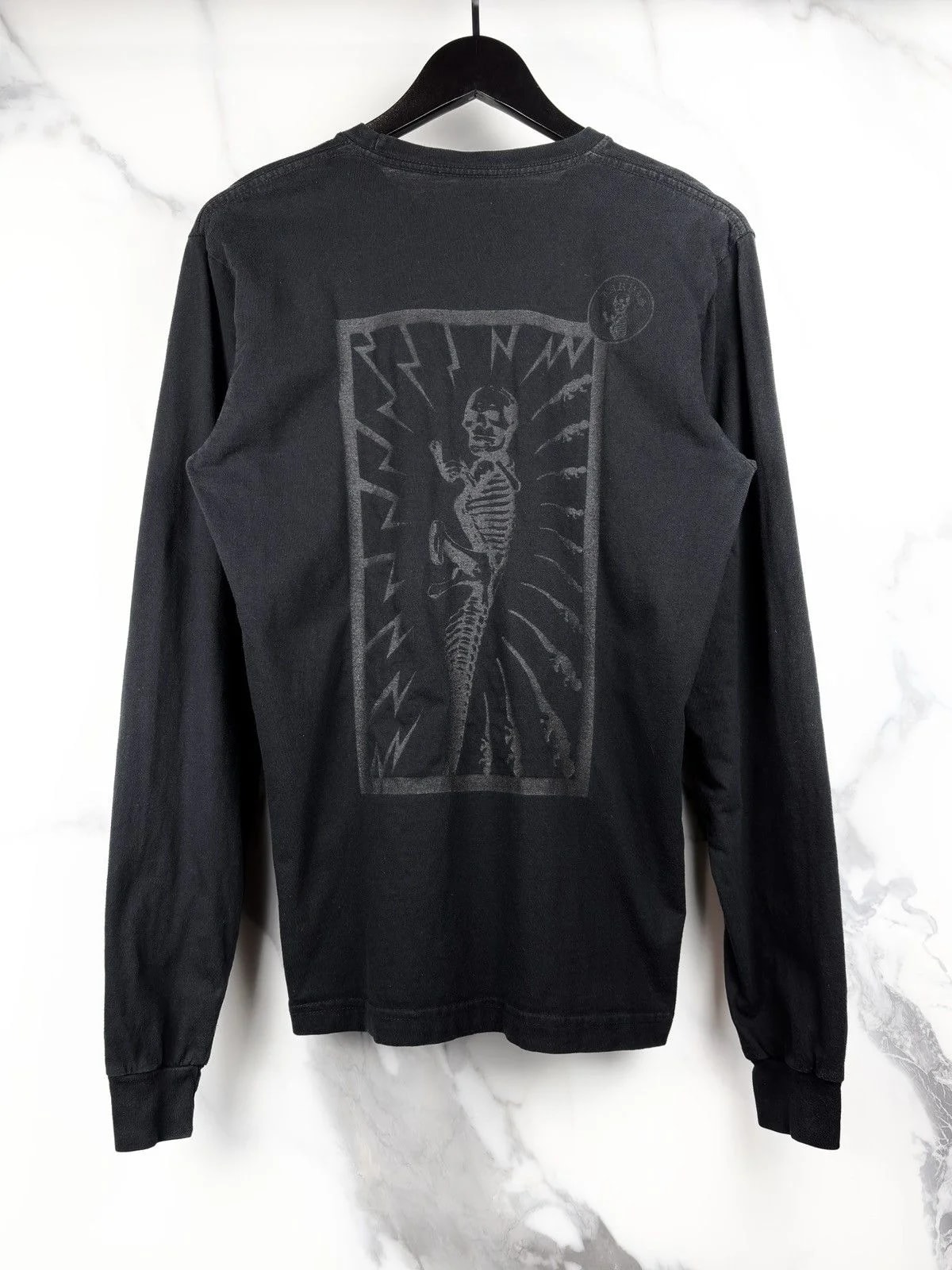 Chrome Hearts — Hearts Foti Jarvis Skull Skeleton Longsleeve Tshirt — streetwear — resale