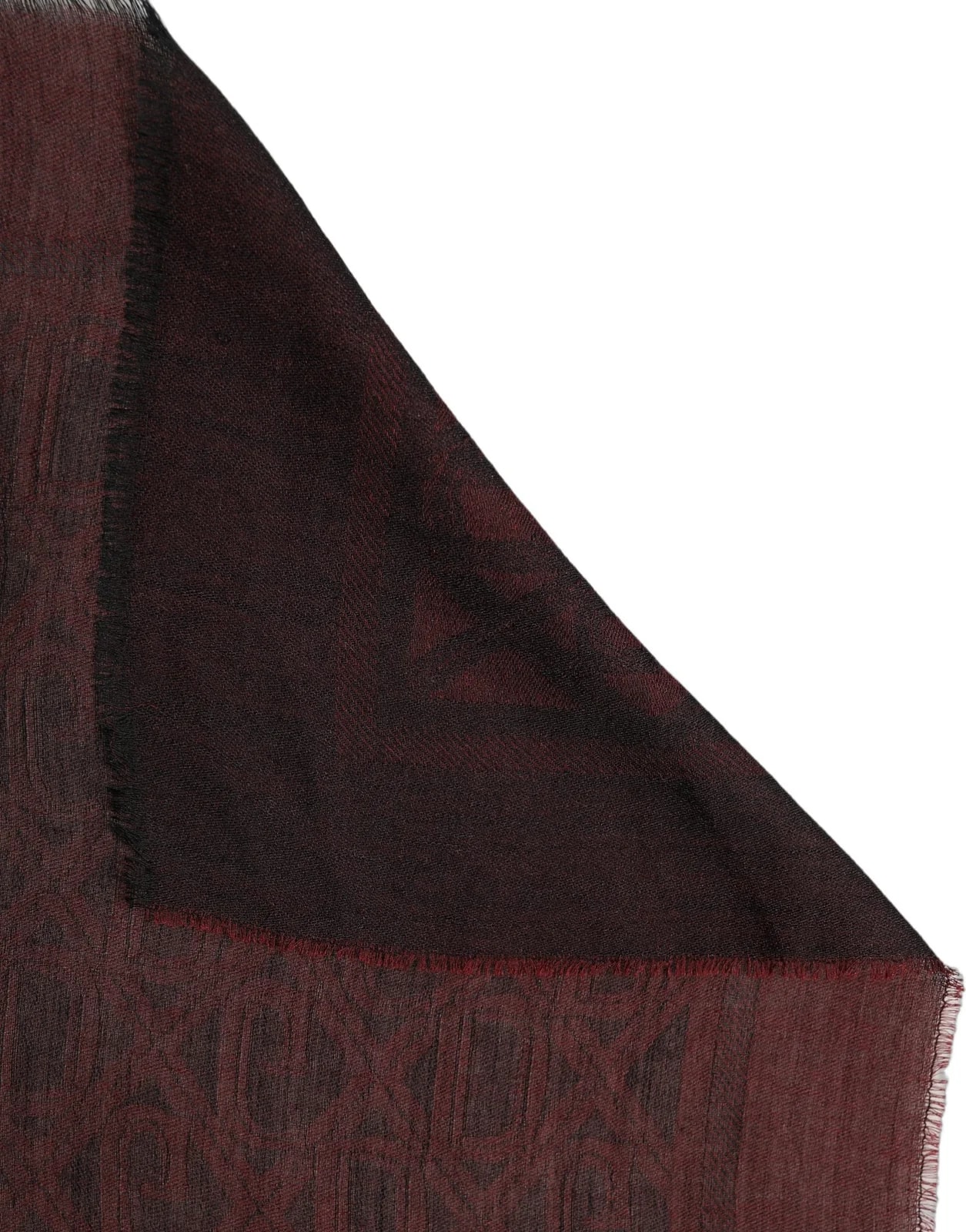 Dolce & Gabbana Dark Modal Frayed Edge Lace Stole Scarf 3