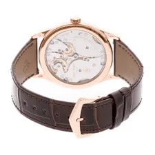 Patek Philippe Calatrava Rose Gold Auto 39mm Silver Dial Strap 6119R-001 4