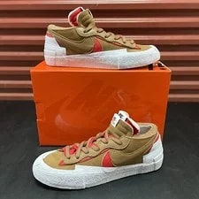 Nike — New Nike Blazer Low X Sacai Size 9.5 ‘British ’ [DD1877-200] — Sneaker — resale