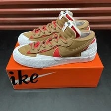 New Nike Blazer Low X Sacai Size 9.5 ‘British ’ [DD1877-200] 4
