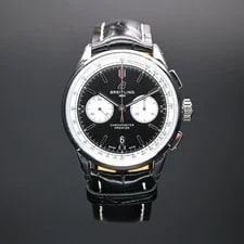 Breitling — Breitling Premier B01 Chronograph AB0118 42mm Black Dial Stainless Steel — Watch — resale