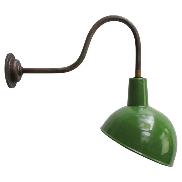 French Enamel Industrial Sconces Wall — lighting — resale