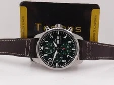 IWC — IWC Pilot Green Dial Chronograph IW388103 Box&papers Year 2021 Automatic Steel — Watch — resale