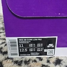 Nike SB Dunk Low Pro / Skateboarding Shoes US 11 2