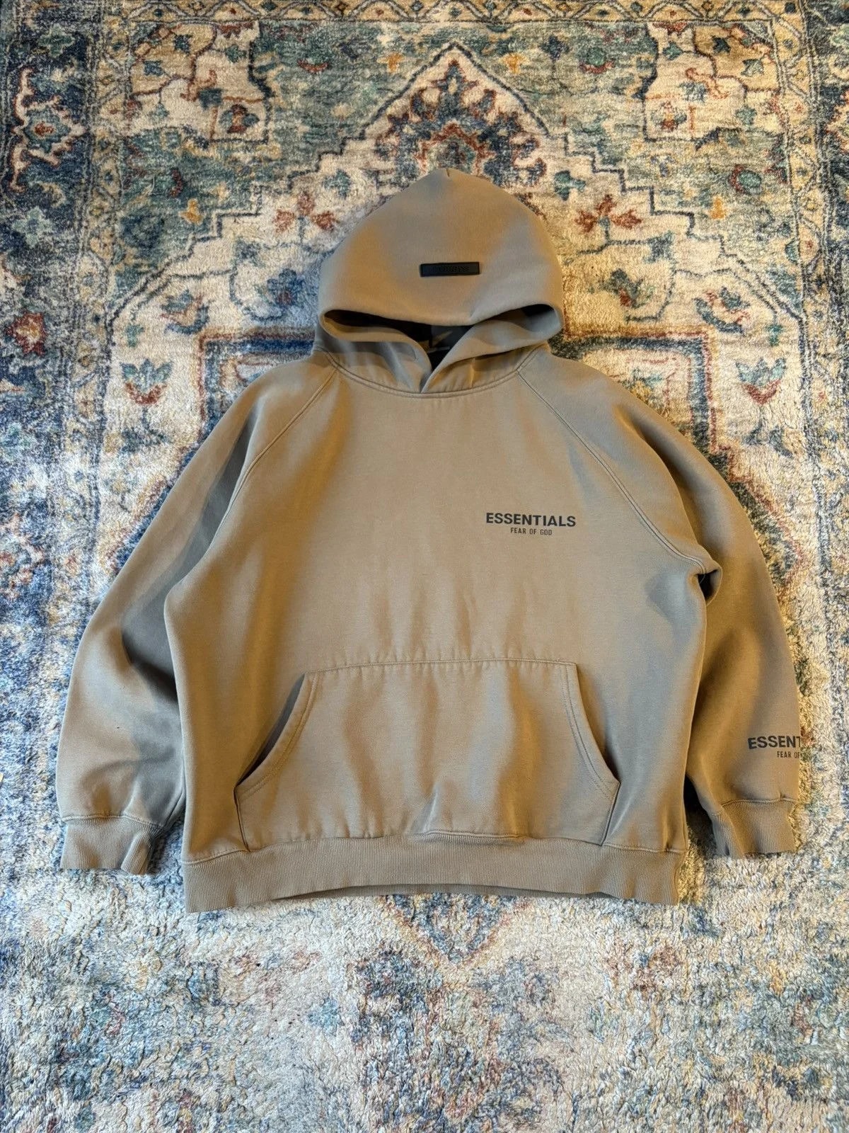 Fear of God Essentials — Fear of God Essentials Logo Pullover Hoodie — streetwear — resale