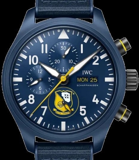 Worldofluxuryus — IWC Pilot’s Chronograph Edition «Blue Angels» ’s — Watch — resale