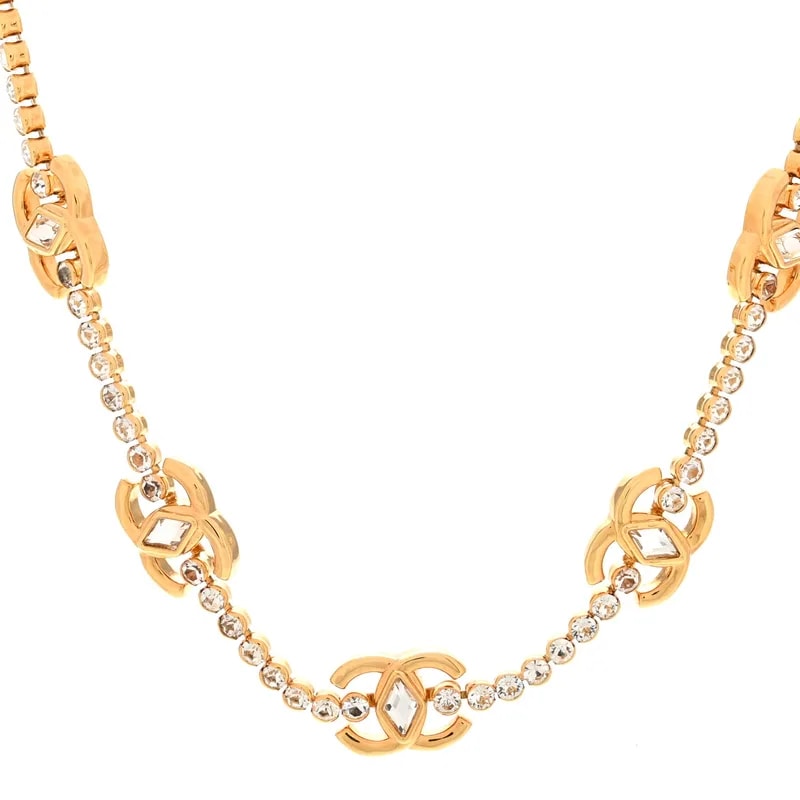 Chanel — Metal CC Marquise Choker — Jewelry — resale