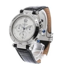 Cartier — Cartier Pasha Chronograph 38mm SS Silver #C4762 — Watch — resale
