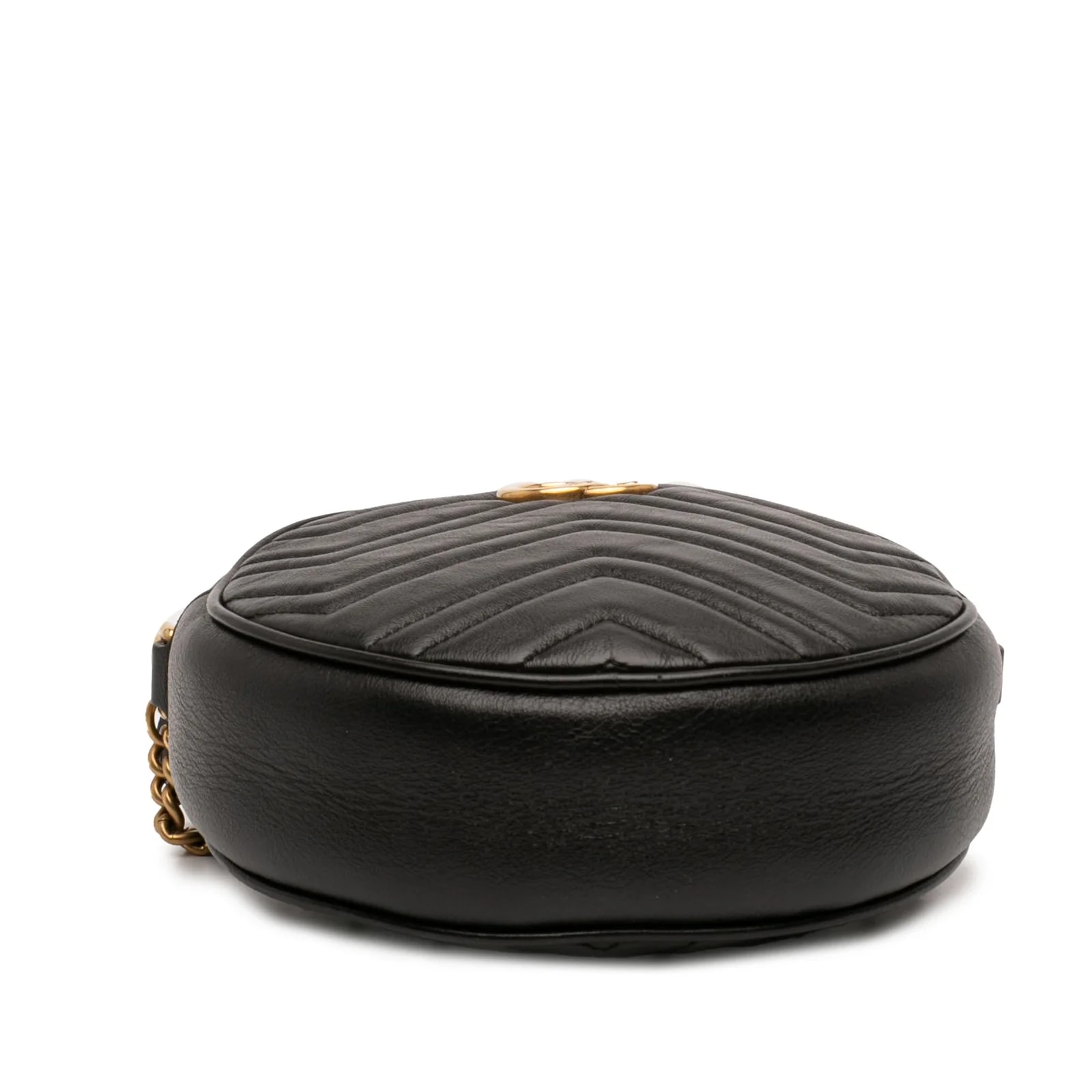 Mini GG Marmont Matelasse Round Crossbody 3