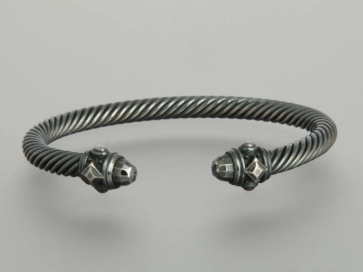 David Yurman Blackened Renaissance Cable 4mm 2