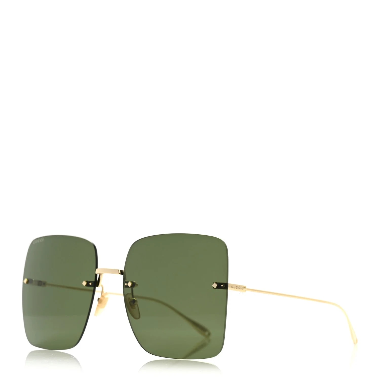 Gucci — Acetate Detachable Charm Square Frame Sunglasses GG1147S — Accessory — resale