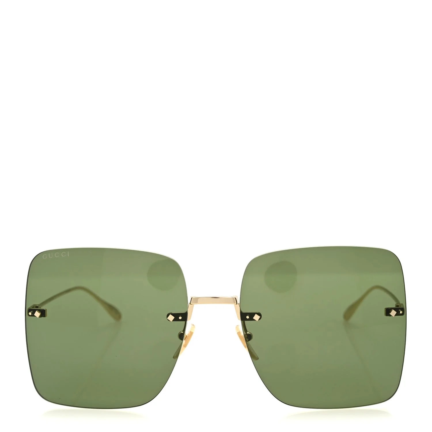 Acetate Detachable Charm Square Frame Sunglasses GG1147S 2