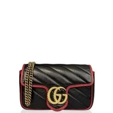 Gucci — Gucci Mini GG Marmont Chain Wallet (ym012726d6) — Handbag — resale