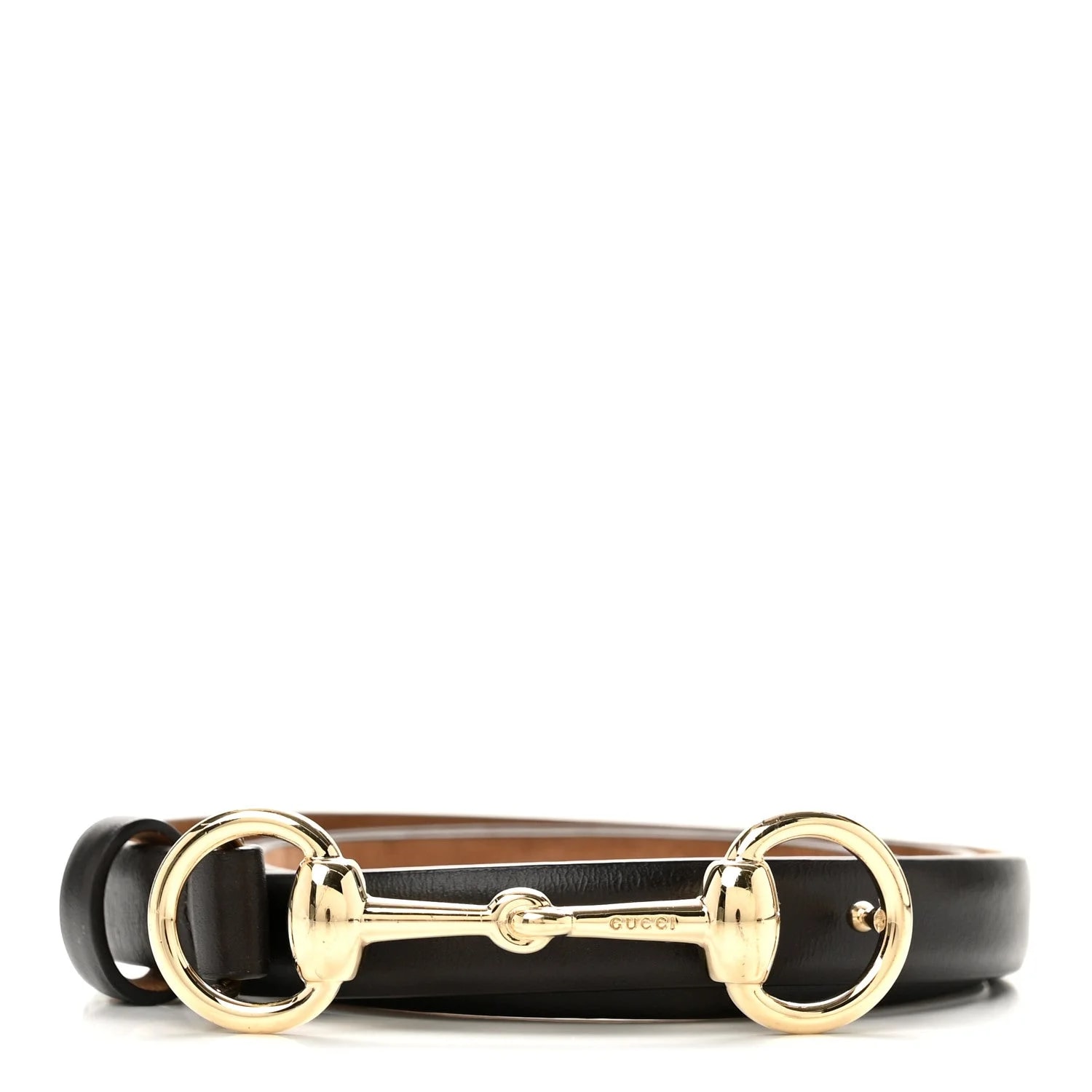 Gucci — Horsebit Skinny Belt 75 30 — Accessory — resale