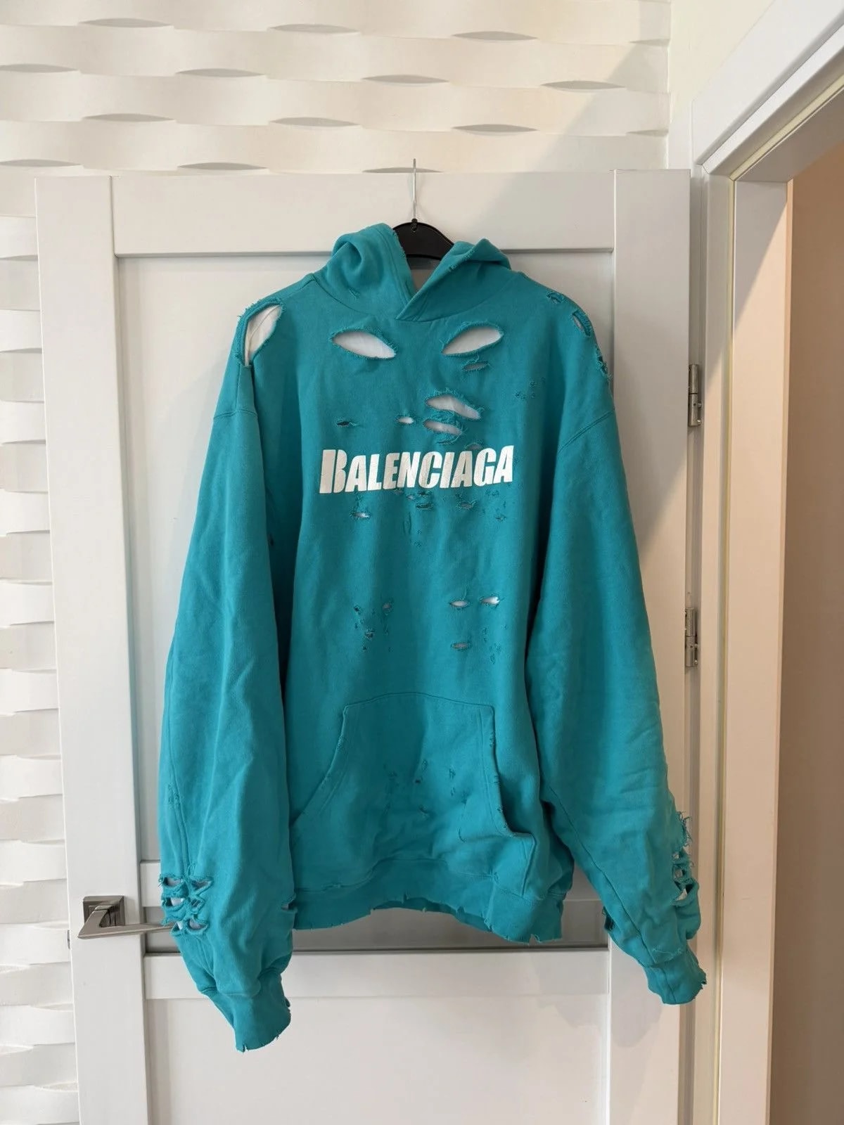 Balenciaga — Balenciaga Destroyed Hoodie — streetwear — resale