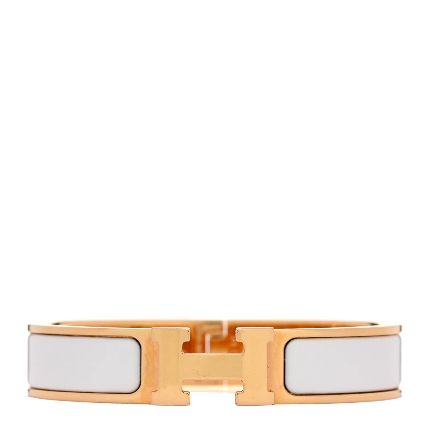 Hermès — Enamel Narrow Clic Clac H — Jewelry — resale